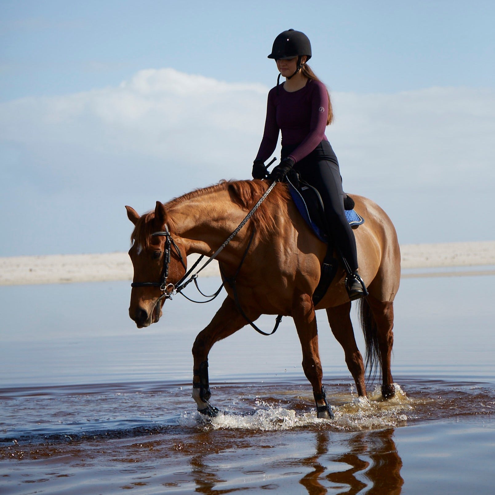 Black Pull-On Breeches