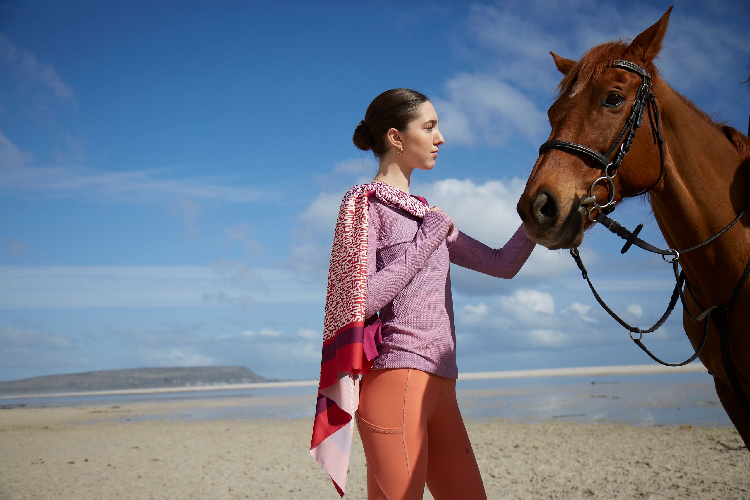 Orange Pull-On Breeches