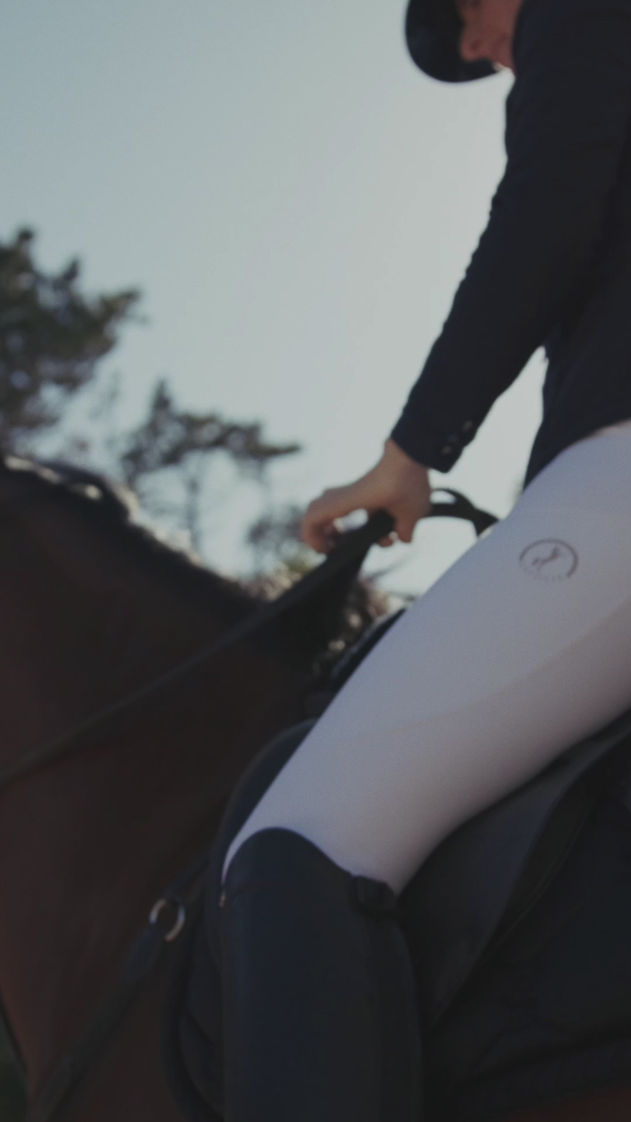 Show White - Equestrian Riding Leggings/ Pull-On Breeches.